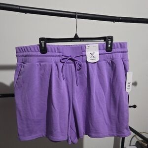 Xersion Women's Athletic Shorts in Purple